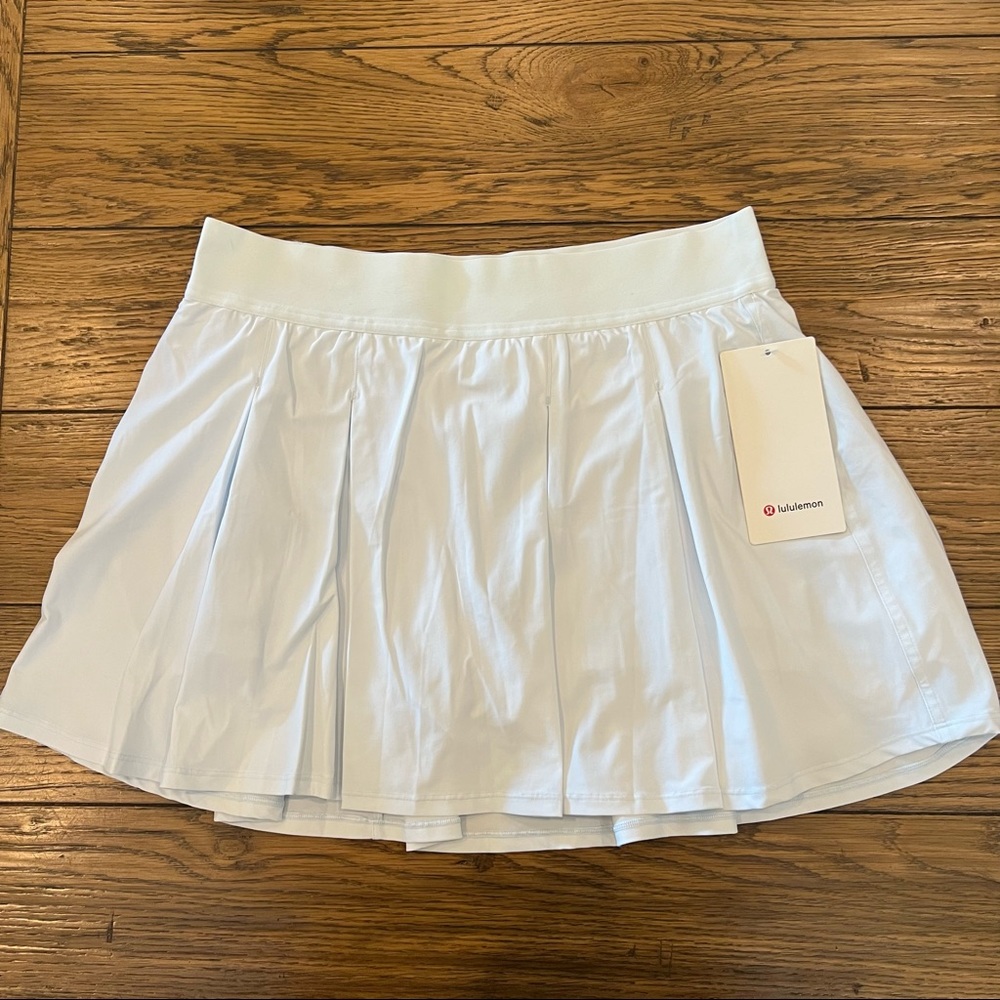 NWT Lululemon Tennis Time Skirt in Almost Blue